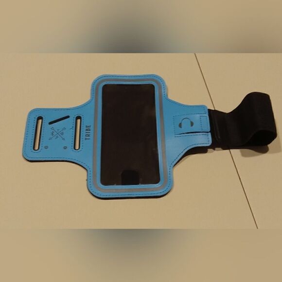 TRIBE RUNNING PHONE HOLDER SPORTS ARMBAND. IPHONE CELLPHONE ARM BAND FOR WOMEN & - Picture 2 of 8